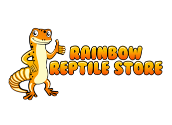 standing lizard vector logotype