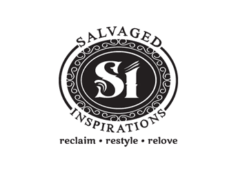 ornamental circle with letter SI antique furniture salvaging company logo