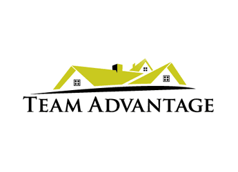 house roof tops iconic logo concept for mortgage company