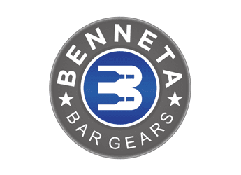 negative space wine bottle in letter b bar logo