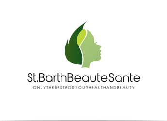 woman profile with hair as leaves beauty health logo