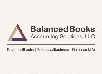 three lines forming triangle logo for bookkeeping company