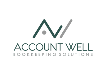 personal logo design for bookkeeper with letters A and W