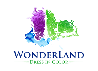 chandelier with water color splashes for boutique logo design