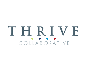 four multicolor dots business wordmark