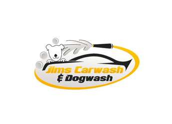 water hose dog car vector logo