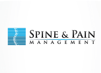 chiropractic logo with lines forming spine in square