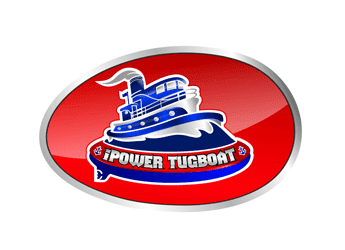 Cruise in oval shape travel logo