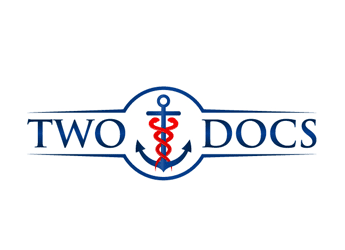 Anchor between the text travel logo