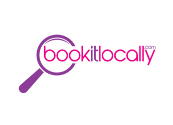 magnifying glass directory logo design