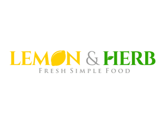 lemon with leaf design for food logo contest