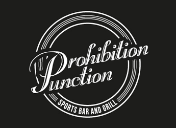 vintage font based bar and grill logo design