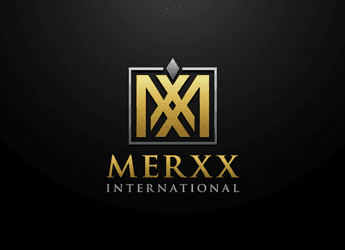 Letters M X wordmark logo for investment company