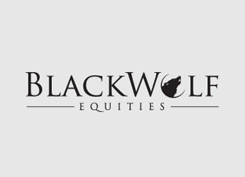 investment company logo concept with wolf in letter O