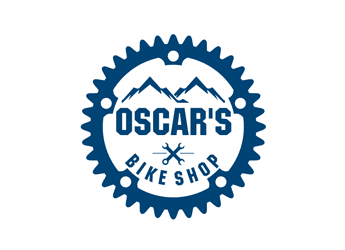 mountain bike tire screw tools vector logo