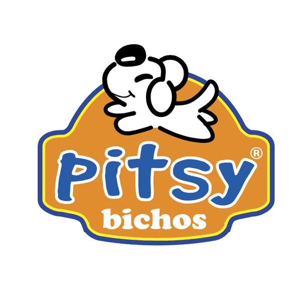 happy dog pet logo for Pitsy