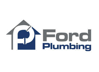pipe and house plumbing logo