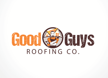 handyman mascot for roofing company logo
