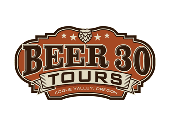 retro logo for high end food tour logo