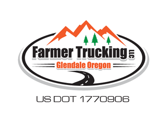 mountains and road trucking symbol 
