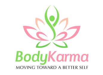body yoga icon in wellness center logo