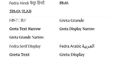 Fedra Arabic The Typographic Matchmaking experience